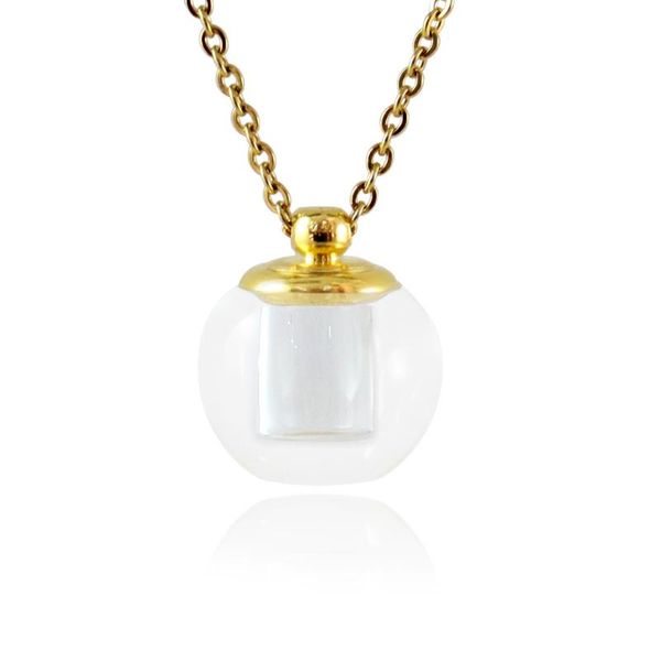 pendant necklaces 1pc glass vials necklace essential oil perfume keepsake wishing ball, Silver
pendant necklaces 1pc glass vials necklace essential oil perfume keepsake wishing ball, Silver
