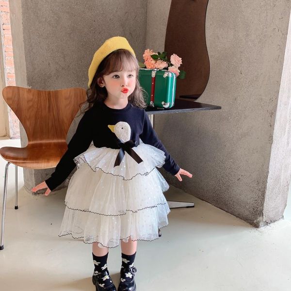 girl's dresses autumn dress for girls baby student layered casual mesh princess vestidos girl children, Red;yellow
girl's dresses autumn dress for girls baby student layered casual mesh princess vestidos girl children, Red;yellow