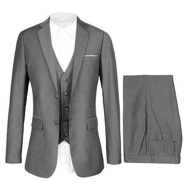 fashion man suits groom tuxedos grey groomsman suit custom made 3 pieces dinner (jacket+pants+vest) men's & blazers, White;black
fashion man suits groom tuxedos grey groomsman suit custom made 3 pieces dinner (jacket+pants+vest) men's & blazers, White;black