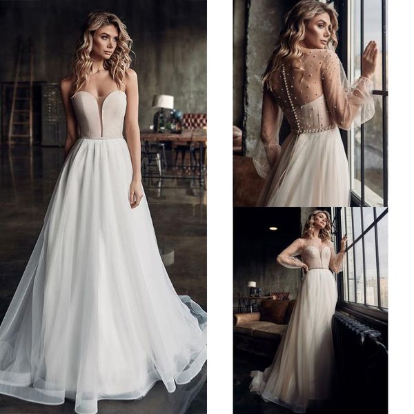casual dresses 2021 latest a-line weddding cut-out illusion detachable puff sleeve version design fashion floor length bridal gowns, Black;gray
casual dresses 2021 latest a-line weddding cut-out illusion detachable puff sleeve version design fashion floor length bridal gowns, Black;gray
