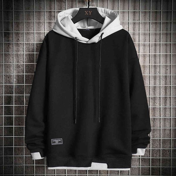 men hoodies casual harajuku solid color fashion clothing pullover spring and autumn sweatshirt 2021, Black
men hoodies casual harajuku solid color fashion clothing pullover spring and autumn sweatshirt 2021, Black