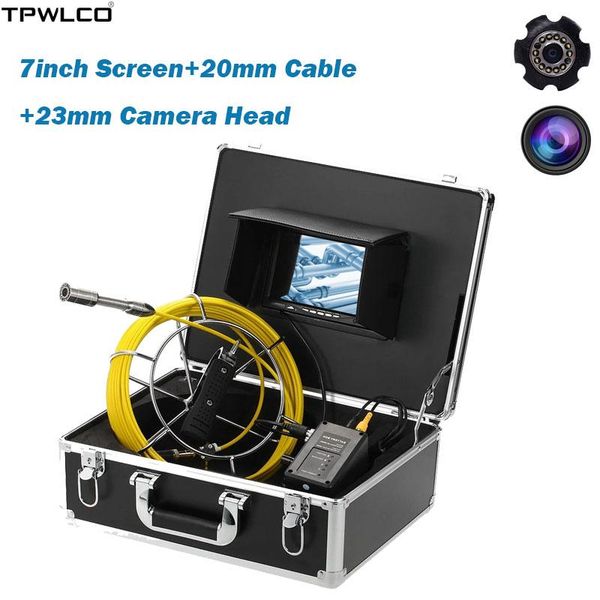 20m cable waterproof hd coms 1000tvl 23mm industry camera with 12pcs led 7" display video pipeline inspection equipment system ip camer
20m cable waterproof hd coms 1000tvl 23mm industry camera with 12pcs led 7" display video pipeline inspection equipment system ip camer