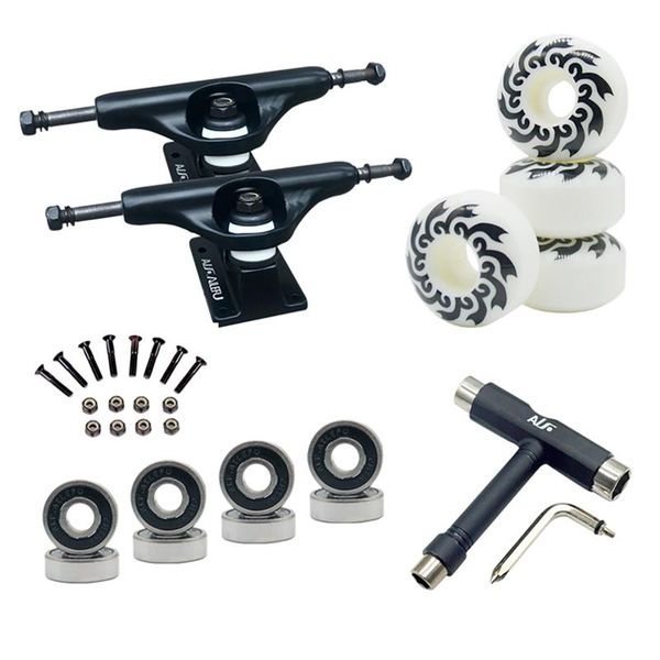 skateboarding alf 5.25inch skateboard bracket 52x32mm wheels double rocker trucks bridges tool bla
skateboarding alf 5.25inch skateboard bracket 52x32mm wheels double rocker trucks bridges tool bla