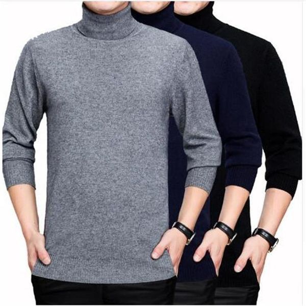 mens turtleneck cashmere sweater autumn & winter male solid slim fit warm high collar wool jumper homme men's sweaters, White;black
mens turtleneck cashmere sweater autumn & winter male solid slim fit warm high collar wool jumper homme men's sweaters, White;black