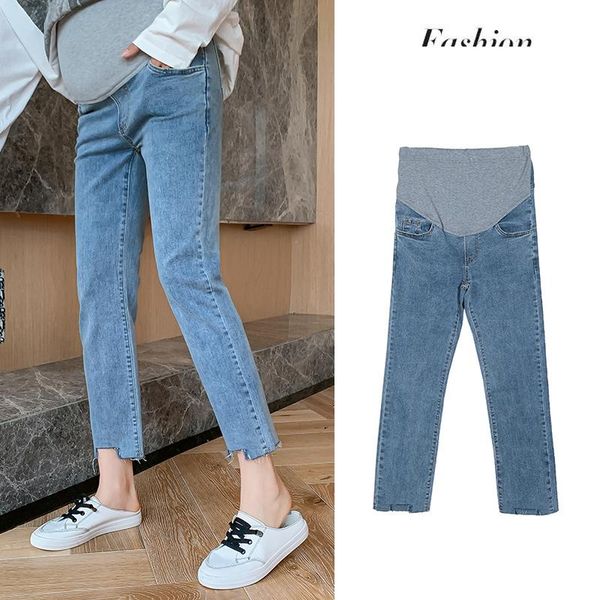 maternity bottoms 6013# pants spring autumn slimming jeans belly support elastic waist trousers, White
maternity bottoms 6013# pants spring autumn slimming jeans belly support elastic waist trousers, White
