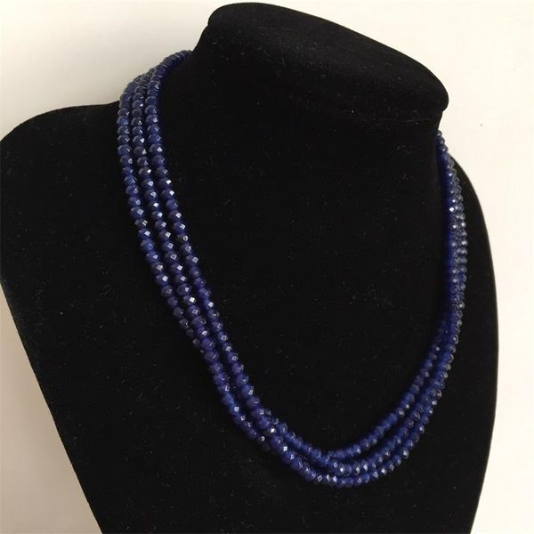 remade sapphires 3*4mm choker shining necklace for women female party engagement can adjust length emeralds rubies necklaces chains, Silver
remade sapphires 3*4mm choker shining necklace for women female party engagement can adjust length emeralds rubies necklaces chains, Silver