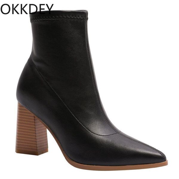 boots 2021 korean version of autumn and winter online celebrity thick-heeled pointed single bare thin elastic, Black
boots 2021 korean version of autumn and winter online celebrity thick-heeled pointed single bare thin elastic, Black
