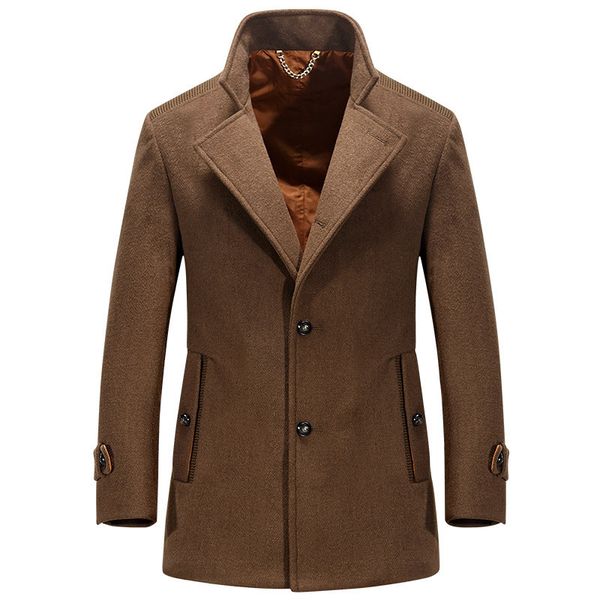 men's trench coats men wool blends winter man coat brand overcoat fashion design slim fit business suit jackets bnh7, Tan;black
men's trench coats men wool blends winter man coat brand overcoat fashion design slim fit business suit jackets bnh7, Tan;black