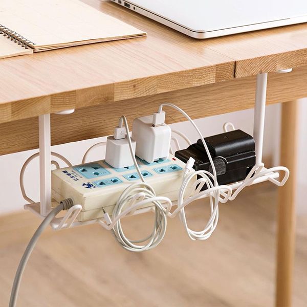 hooks & rails multi purpose under table storage rack tables bottom socket holder hanging line finishing home office desk wire organizer
hooks & rails multi purpose under table storage rack tables bottom socket holder hanging line finishing home office desk wire organizer