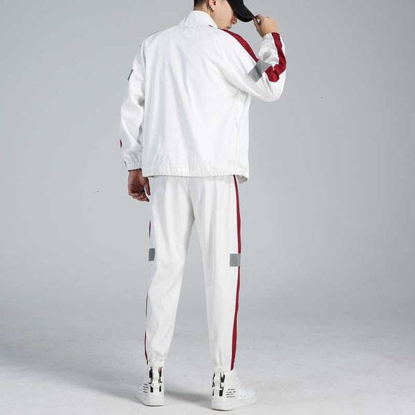 and men's tracksuits spring autumn jacket two piece set korean casual leggings fashion trend outdoor sports suit, Gray
and men's tracksuits spring autumn jacket two piece set korean casual leggings fashion trend outdoor sports suit, Gray