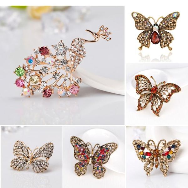 pins, brooches vintage fashion handmade animal butterfly brooch peacock crystal rhinestone men and women elegant accessories pin, Gray
pins, brooches vintage fashion handmade animal butterfly brooch peacock crystal rhinestone men and women elegant accessories pin, Gray