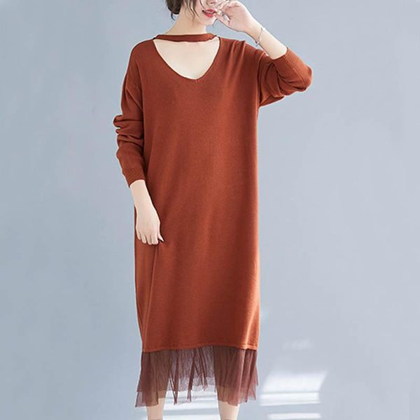 casual dresses sping autumn dress women plus size bust 134-150cm 5xl 6xl 7xl 8xl black khaki colors, Black;gray
casual dresses sping autumn dress women plus size bust 134-150cm 5xl 6xl 7xl 8xl black khaki colors, Black;gray