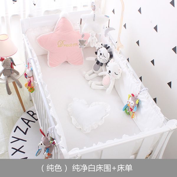 Nordic INS Baby Crib Bumpers Cradle Side Protector Bed Sheet Cot Matress Cover Clothes Baby Bedding Set Bedroom Decoration, Pink
Nordic INS Baby Crib Bumpers Cradle Side Protector Bed Sheet Cot Matress Cover Clothes Baby Bedding Set Bedroom Decoration, Pink