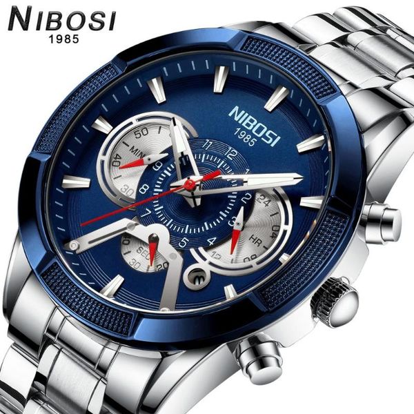 wristwatches nibosi 2021 fashion luxury men's watch 30m waterproof watches men casual bussiness quartz wrist male relogio masculino, Slivery;brown
wristwatches nibosi 2021 fashion luxury men's watch 30m waterproof watches men casual bussiness quartz wrist male relogio masculino, Slivery;brown