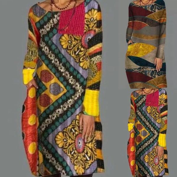 casual dresses vintage women circle ethnic print o neck long sleeve party knee-length dress, Black;gray
casual dresses vintage women circle ethnic print o neck long sleeve party knee-length dress, Black;gray