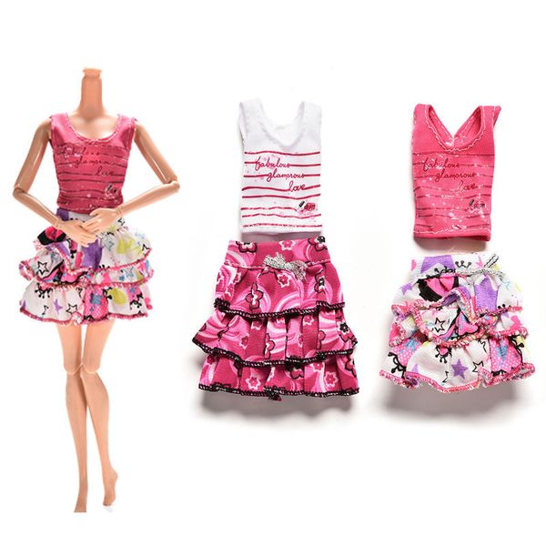1set doll clothing sets fashionable clothes casual dress suits for doll gifts baby toy
1set doll clothing sets fashionable clothes casual dress suits for doll gifts baby toy