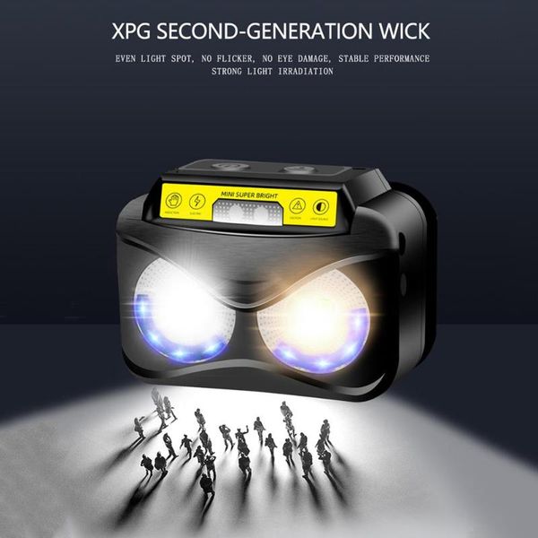 headlamps led sensor headlight headlamp rechargeable 6 lighting modes 300lm adjustable for fishing camping outdoor
headlamps led sensor headlight headlamp rechargeable 6 lighting modes 300lm adjustable for fishing camping outdoor