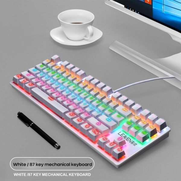 mechanical keyboard wired gaming rgb mix backlit 87 keys anti-ghosting blue red switch for computer game lappc keyboards
mechanical keyboard wired gaming rgb mix backlit 87 keys anti-ghosting blue red switch for computer game lappc keyboards