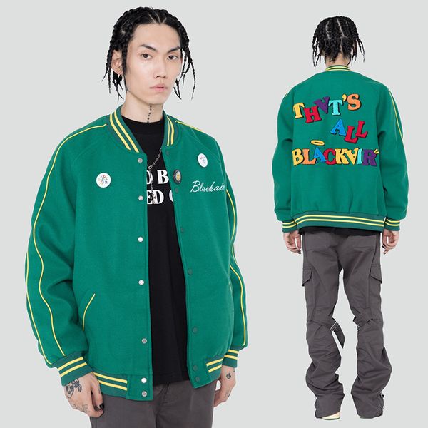 men's jackets harajuku colored letter embroidered towel streetwear casual wool men jackets oversize hip hop vibe retro loose couple jac, Black;brown
men's jackets harajuku colored letter embroidered towel streetwear casual wool men jackets oversize hip hop vibe retro loose couple jac, Black;brown