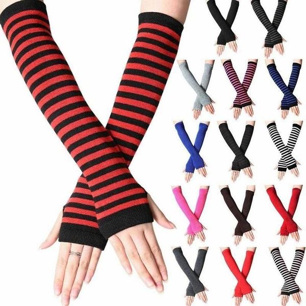 five fingers gloves 1 pair long fingerless wrist elbow arm warmer work knitted mittens anime cosplay accessories, Blue;gray
five fingers gloves 1 pair long fingerless wrist elbow arm warmer work knitted mittens anime cosplay accessories, Blue;gray