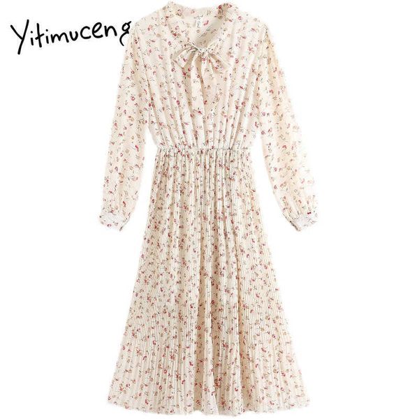 yitimuceng floral pint bow lace up pleated mini dresses women high waist v-neck a-line spring fashion chiffon dress 210601, Black;gray
yitimuceng floral pint bow lace up pleated mini dresses women high waist v-neck a-line spring fashion chiffon dress 210601, Black;gray
