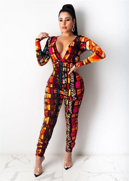 jumpsuits women long sleeve deep v-neck laopard print patchwork bodycon slim rompers high waist floral one-piece women's &, Black;white
jumpsuits women long sleeve deep v-neck laopard print patchwork bodycon slim rompers high waist floral one-piece women's &, Black;white