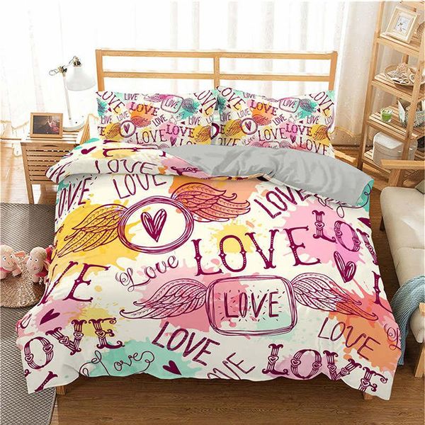 bedding sets 3d duvet cover set love heart print 2/3pc single double twin full king size bedspread for adults
bedding sets 3d duvet cover set love heart print 2/3pc single double twin full king size bedspread for adults