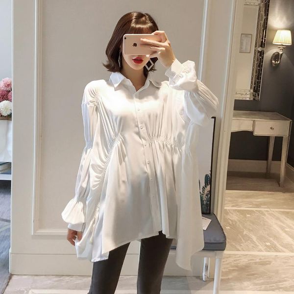 maternity & tees korean fashion clothes irregular hem for pregnant women spring autumn comfortable pregnancy women's clothing, White
maternity & tees korean fashion clothes irregular hem for pregnant women spring autumn comfortable pregnancy women's clothing, White