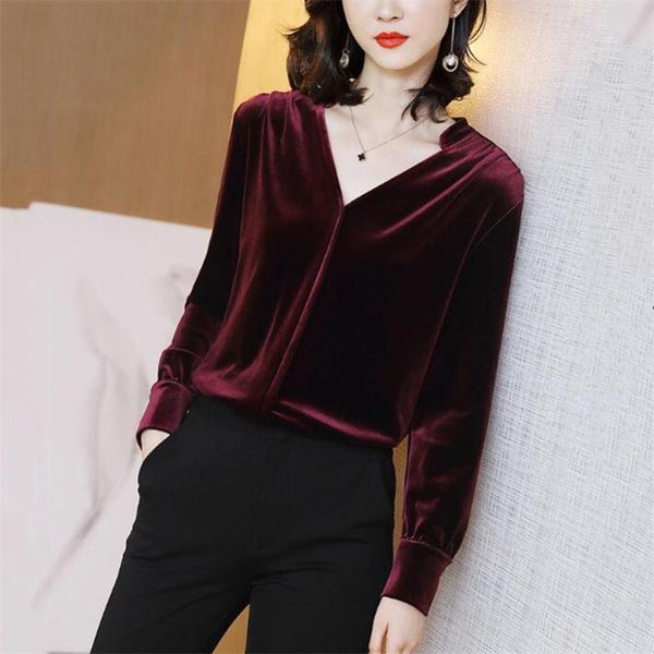 women's t-shirt 2021 autumn solid velvet v-neck all-match slim long sleeve t-shirts office work basic plus size -7xl, White
women's t-shirt 2021 autumn solid velvet v-neck all-match slim long sleeve t-shirts office work basic plus size -7xl, White