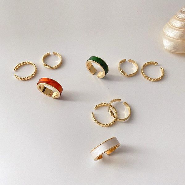 rings set multicolor matte metal geometric adjustable fashion trendy minimalist solid circle twisted ring for women cluster, Golden;silver
rings set multicolor matte metal geometric adjustable fashion trendy minimalist solid circle twisted ring for women cluster, Golden;silver
