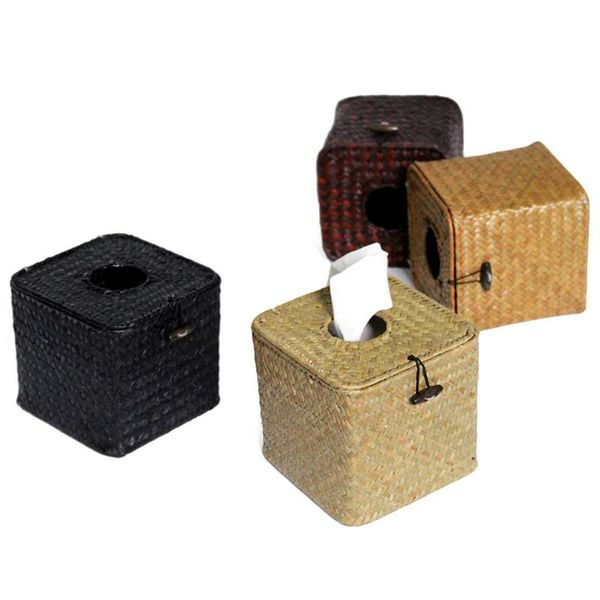 tissue boxes & napkins pastoral square box cover holder seaweed hand-woven paper towel napkin dispenser for home restaurant
tissue boxes & napkins pastoral square box cover holder seaweed hand-woven paper towel napkin dispenser for home restaurant