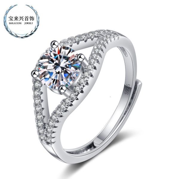 ring live you're my eye design diamond four claw girl, Silver
ring live you're my eye design diamond four claw girl, Silver