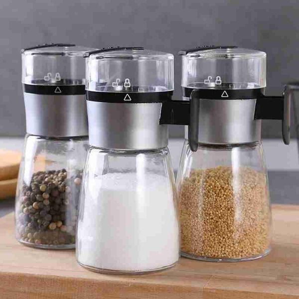 storage bottles & jars 1pc grinder manual salt shaker seasoning pot home spreader push-type control bottle kitchen tools
storage bottles & jars 1pc grinder manual salt shaker seasoning pot home spreader push-type control bottle kitchen tools