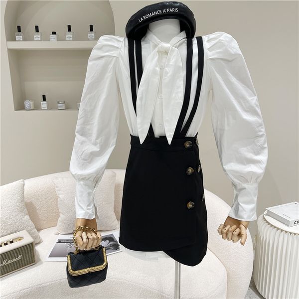 skirts women will see 2021 niche fashion design girdle with bubble sleeve color shirt suspend skirt from two suit parts, Black
skirts women will see 2021 niche fashion design girdle with bubble sleeve color shirt suspend skirt from two suit parts, Black