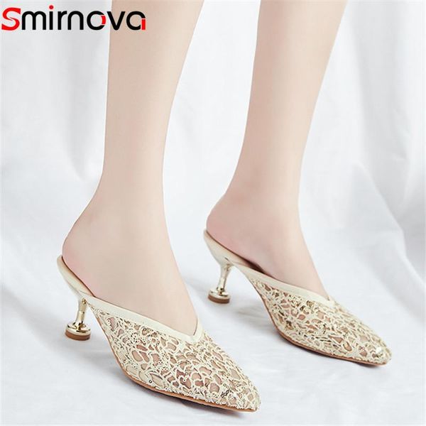 dress shoes smirnova 2021 women pumps mesh pointed toe mules stiletto high heels summer party woman, Black
dress shoes smirnova 2021 women pumps mesh pointed toe mules stiletto high heels summer party woman, Black