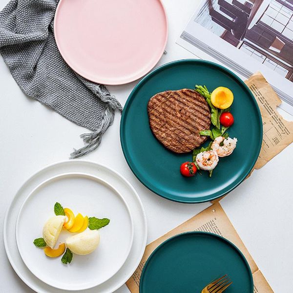 dishes & plates nordic style ceramic household fruit salad plate 8 inch flat maceramic tableware dinner
dishes & plates nordic style ceramic household fruit salad plate 8 inch flat maceramic tableware dinner