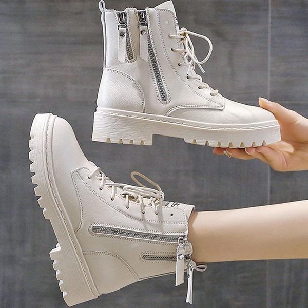 boots ladies ankle pu women zip shoes autumn winter short lace up female fashion thick bottomn platform footwear 2021, Black
boots ladies ankle pu women zip shoes autumn winter short lace up female fashion thick bottomn platform footwear 2021, Black
