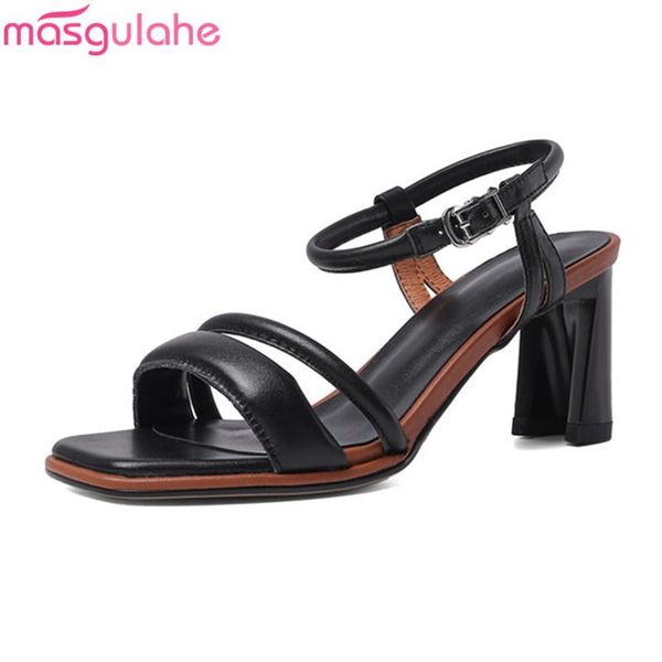 masgulahe 2021 est summer women sandals genuine leather ankle strap party shoes thick high heels black beige woman
masgulahe 2021 est summer women sandals genuine leather ankle strap party shoes thick high heels black beige woman