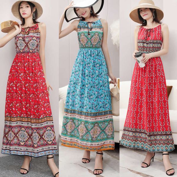 casual dresses dress women clothes spring and summer one shoulder strapless suspender women's floral thai mid long holiday beach envj, Black;gray
casual dresses dress women clothes spring and summer one shoulder strapless suspender women's floral thai mid long holiday beach envj, Black;gray