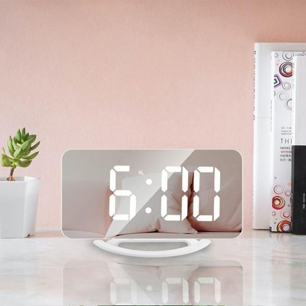 other clocks & accessories digital snooze table desk clock wake up light 3-5v led mirror alarm electronic large time home decoration
other clocks & accessories digital snooze table desk clock wake up light 3-5v led mirror alarm electronic large time home decoration