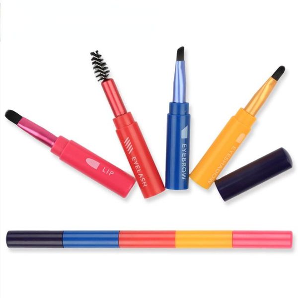 makeup brushes color black portable four-section brush, four-in-one multi-function brush
makeup brushes color black portable four-section brush, four-in-one multi-function brush