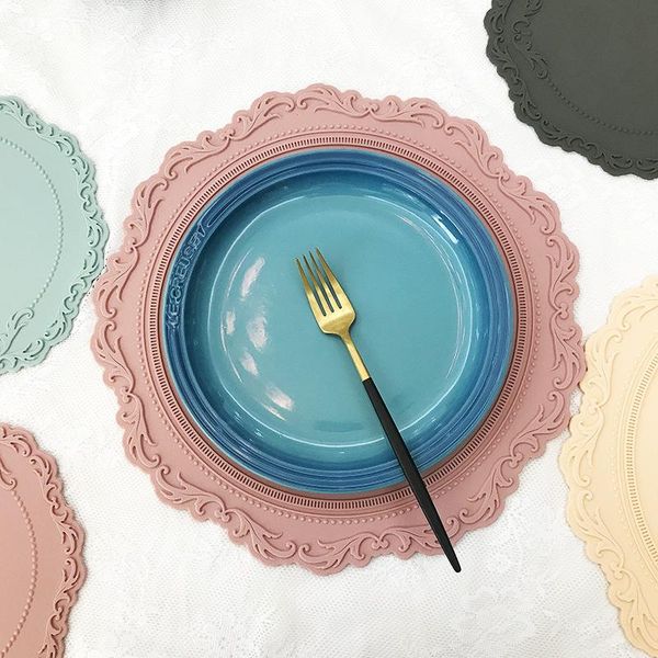 nordic tableware mat silicone heat insulation placemat table round lace party supplies kitchen accessories ld261 mats & pads
nordic tableware mat silicone heat insulation placemat table round lace party supplies kitchen accessories ld261 mats & pads