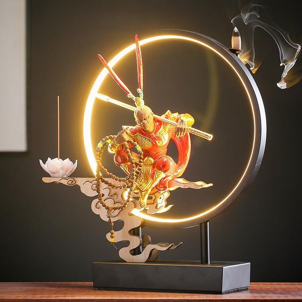 fragrance lamps sun wukong ceramics backflow incense burner with 20 pcs cones smoke waterfall sticks holder pc porcelain censer
fragrance lamps sun wukong ceramics backflow incense burner with 20 pcs cones smoke waterfall sticks holder pc porcelain censer