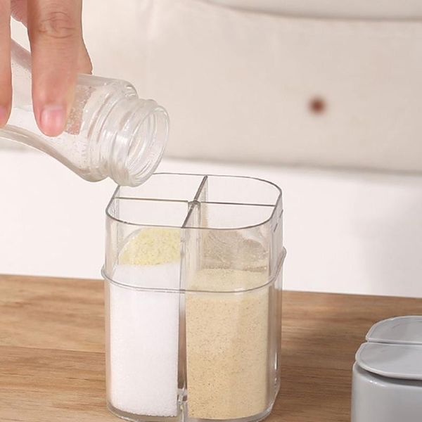 storage bottles & jars seasoning bottle plastic 4 in 1 flap spice tank salt jar condiment container 85db
storage bottles & jars seasoning bottle plastic 4 in 1 flap spice tank salt jar condiment container 85db