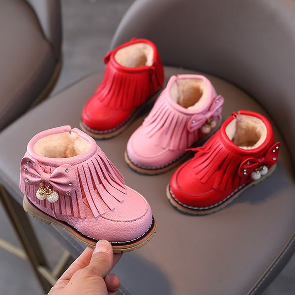 sports shoes 2018 winter boys' and girls' warm cotton plush thickened children's snow boots middle baby short, Black
sports shoes 2018 winter boys' and girls' warm cotton plush thickened children's snow boots middle baby short, Black
