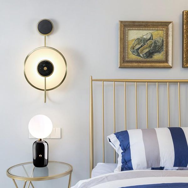 jmzm light luxury marble copper wall lamp el front desk background living room decorative
jmzm light luxury marble copper wall lamp el front desk background living room decorative