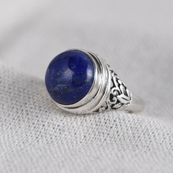 silver ring for women jewelry 100% original pure s925 sterling rings natural lapis lazuli vintage cluster, Golden;silver
silver ring for women jewelry 100% original pure s925 sterling rings natural lapis lazuli vintage cluster, Golden;silver