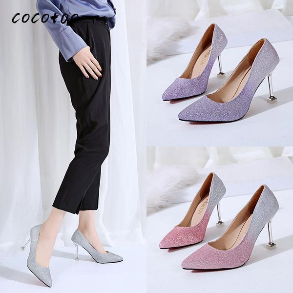 dress shoes bride wedding women 2021 spring stiletto fashion high heels pointed silver mid-high single, Black
dress shoes bride wedding women 2021 spring stiletto fashion high heels pointed silver mid-high single, Black