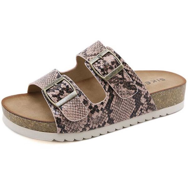 women's summer beach slippers serpentine double buckle non-slip cork slides female flip flops ladies sandals home shoes qq584 210625, Black
women's summer beach slippers serpentine double buckle non-slip cork slides female flip flops ladies sandals home shoes qq584 210625, Black