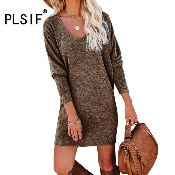 casual dresses deep v neck long sleeve simple pure color mini dress tight club party lady fashion sheath, Black;gray
casual dresses deep v neck long sleeve simple pure color mini dress tight club party lady fashion sheath, Black;gray